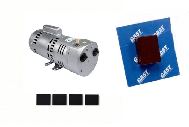 GAST Rotary Vane Replacement set of 4 Vanes for 0823 and 1023 AK513M